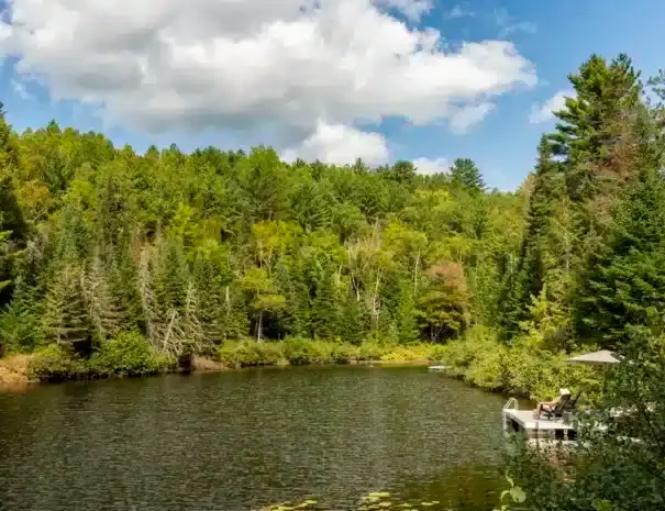 Chalet avec spa et sauna à St-Côme - Quai sur la rivière L’Assomption