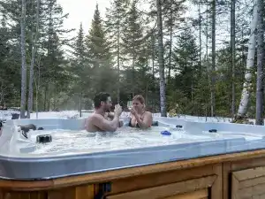 Chalet avec spa à louer dans Lanaudière