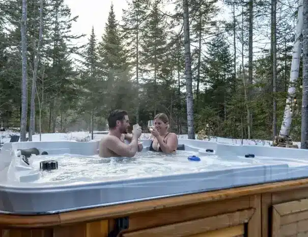 Chalet avec spa à louer dans Lanaudière