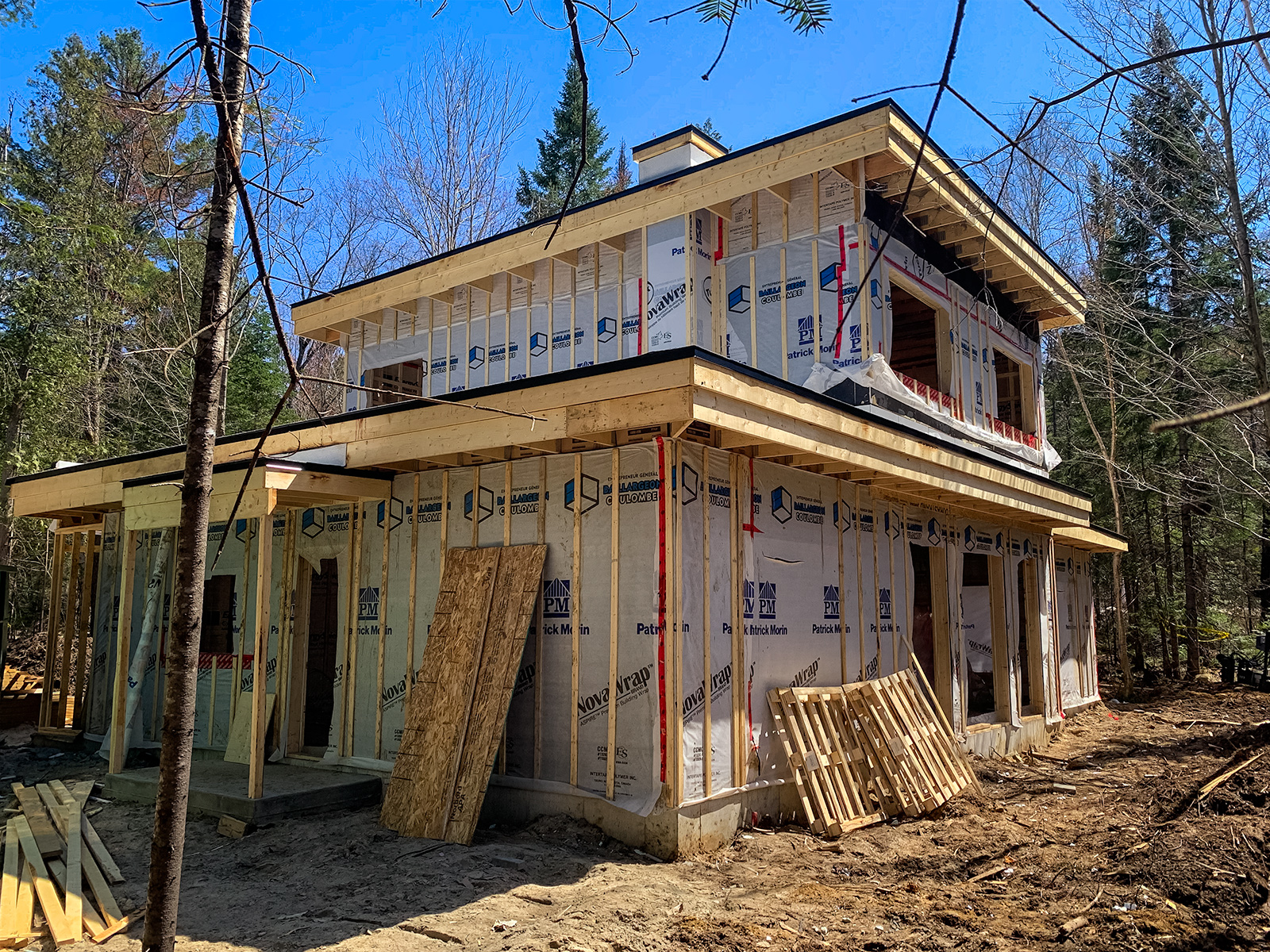 Chalet bien isolé avec expérience thermale complète et privée dans Lanaudière
